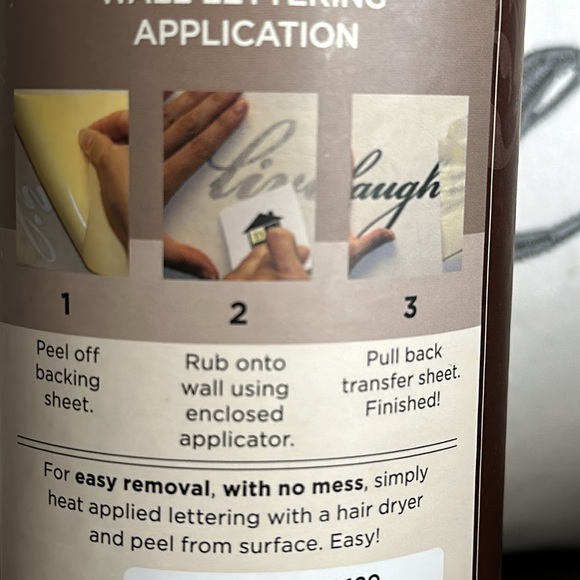 Classic Designer Wall Lettering - DREAMS COME FROM THE HEART - Picture 5 of 5